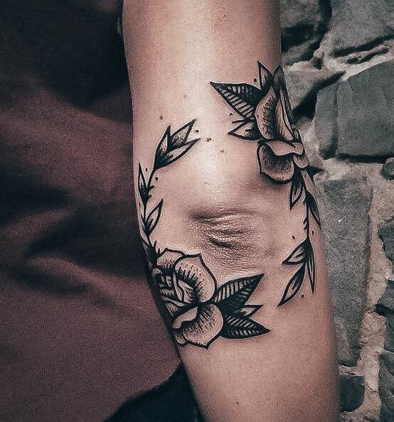 Womens Elbow Good Looking Tattoos