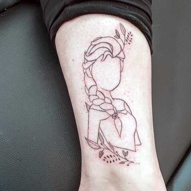 Womens Elsa Tattoos