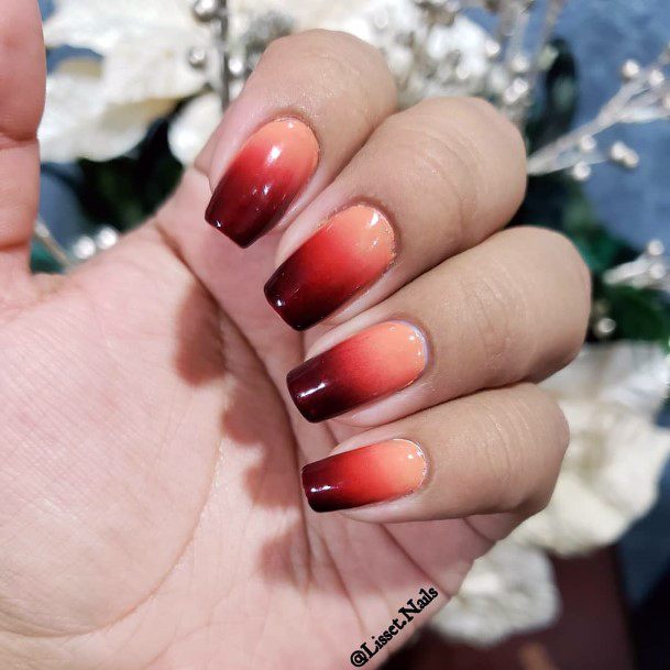 Womens Fall Ombre Nail Design Inspiration