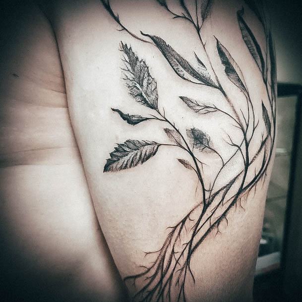 Womens Family Tree Super Tattoo Designs