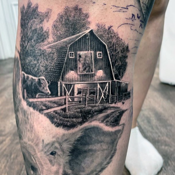 Womens Farm Tattoo Design Ideas