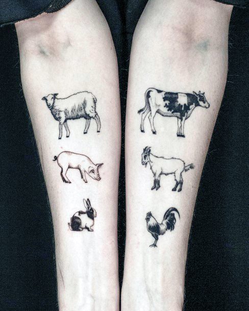 Womens Farm Tattoos