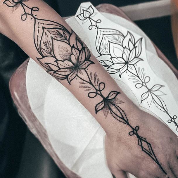 Womens Female Super Tattoo Designs