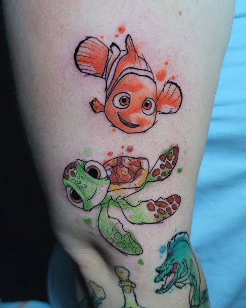 Womens Finding Nemo Good Looking Tattoos