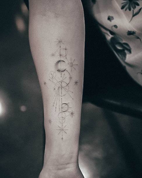 Top 100 Best Fine Line Tattoos For Women - Feminine Design Ideas
