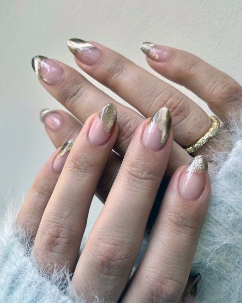 Womens Fingernail Art Chrome Nail