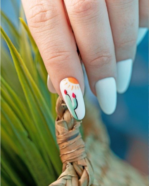 Womens Fingernail Art Cinco De Mayo Nail