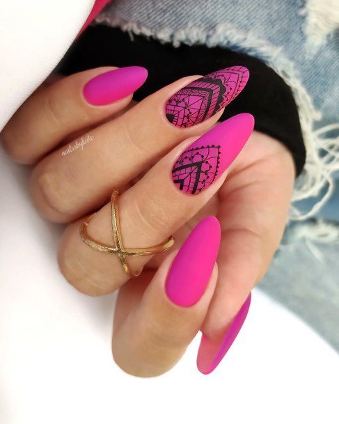 Womens Fingernail Art Lace Nail