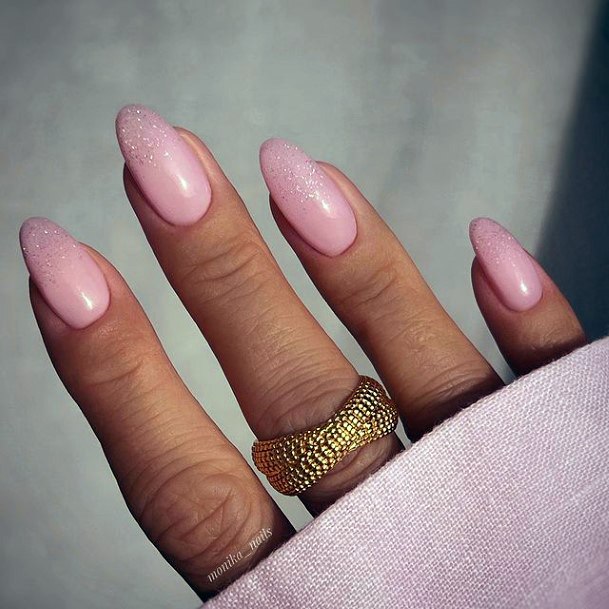 Womens Fingernail Art Pink Dress Nail