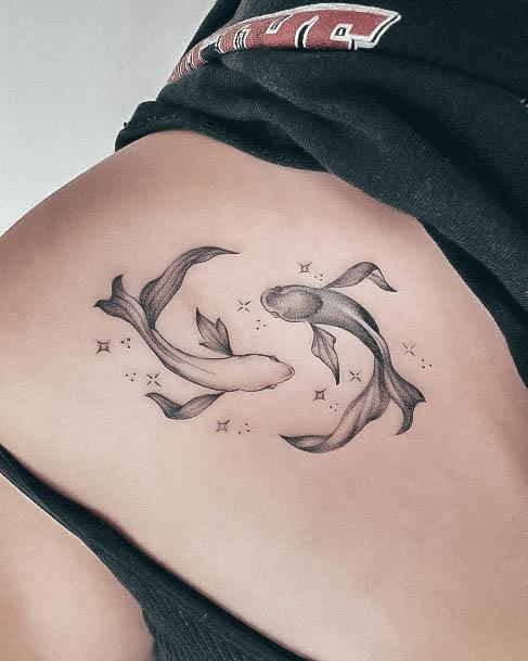 Womens Fish Girly Tattoo Designs