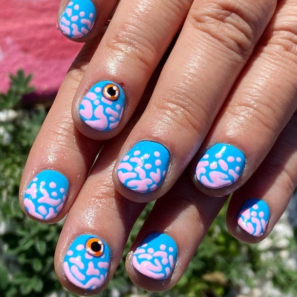 Womens Fish Nail Design Ideas