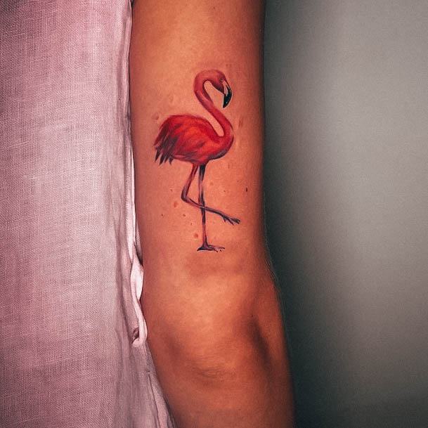 Womens Flamingo Super Tattoo Designs