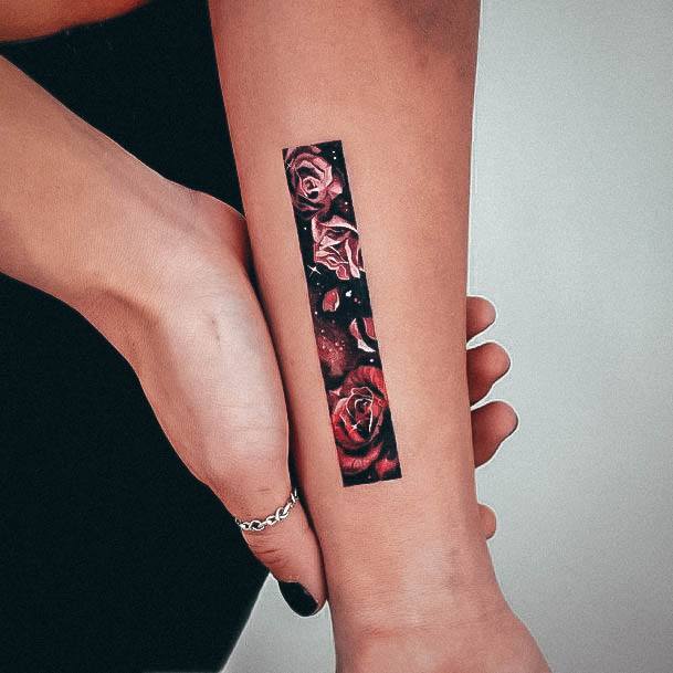 Womens Floral Super Tattoo Designs