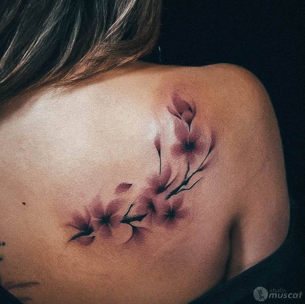 Womens Floral Tattoos