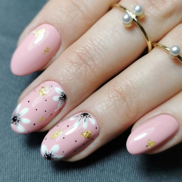 Womens Foil Nail Design Ideas