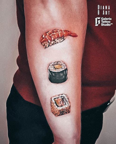 Womens Food Tattoos