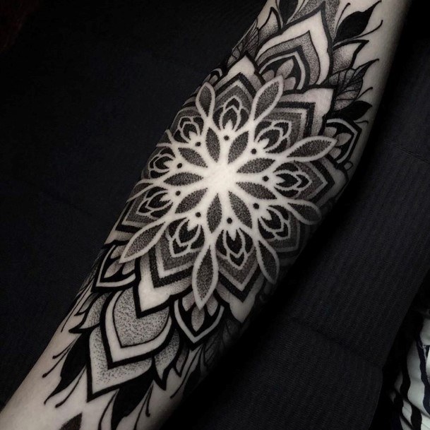 Womens Forearms Cool Dark Tattoo