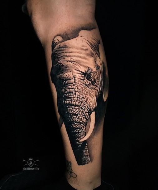 Womens Forearms Cool Elephant Tattoo