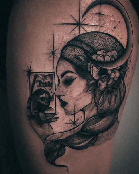 Womens Fortune Teller Tattoos