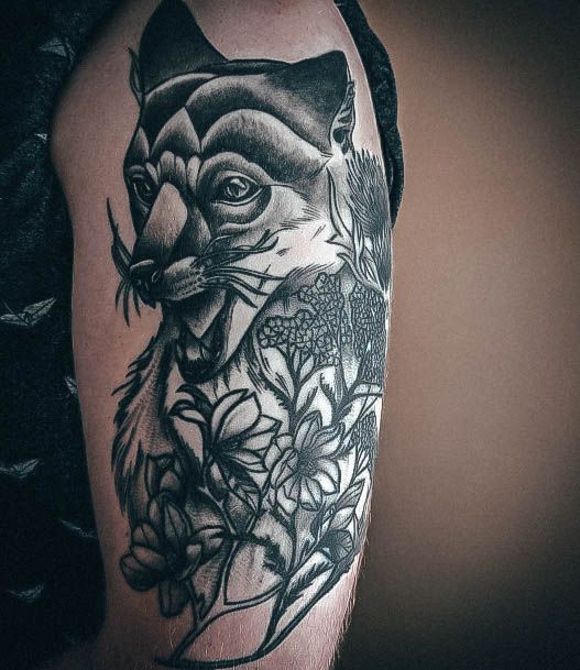 Womens Fox Girly Tattoo Designs