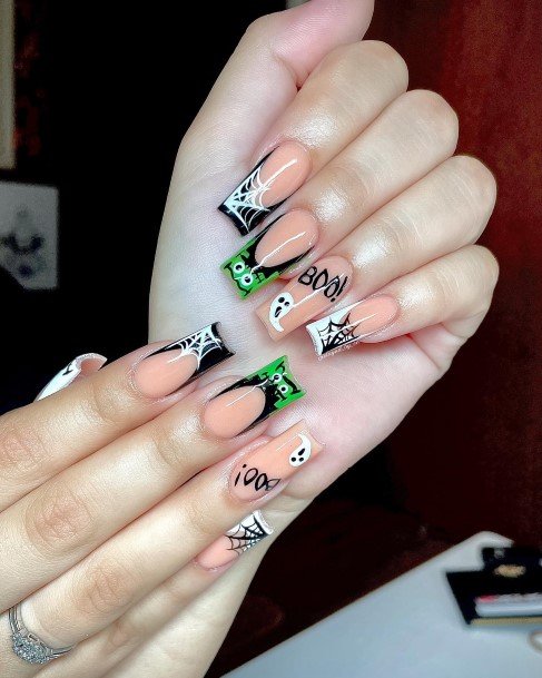 Womens Frankenstein Good Looking Nails