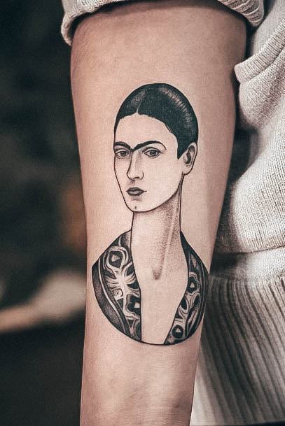 Womens Frida Good Looking Tattoos