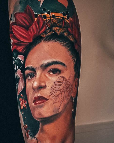 Womens Frida Tattoos