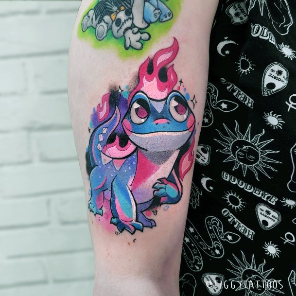 Womens Frozen Girly Tattoo Designs