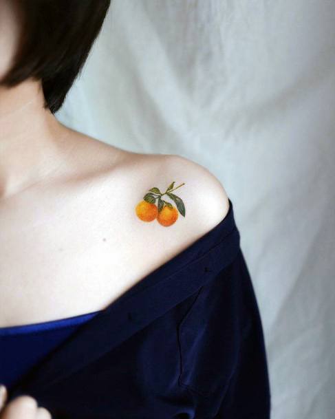 Womens Fruit Good Looking Tattoos