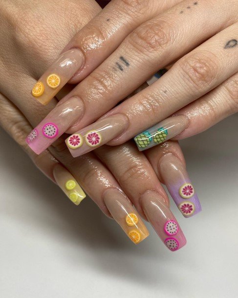 Womens Fruit Nail Ideas