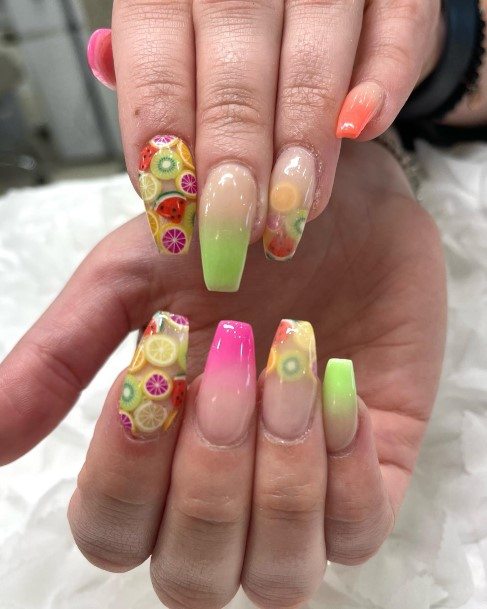 Womens Fruit Nails