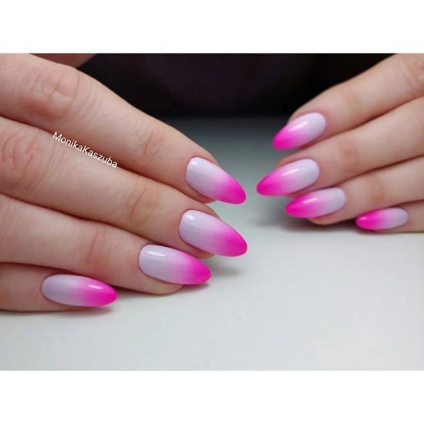 Womens Fuchsia Girly Nail Designs