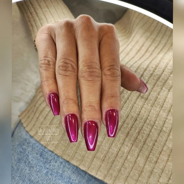 Womens Fuchsia Good Looking Nails