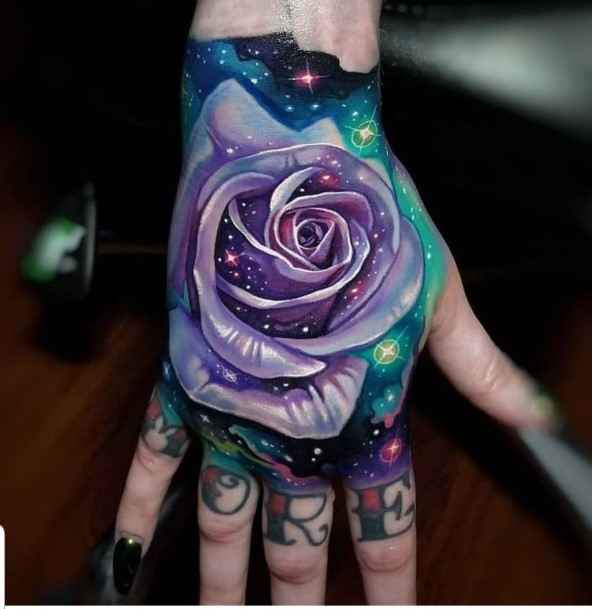 Womens Galaxy Good Looking Tattoos