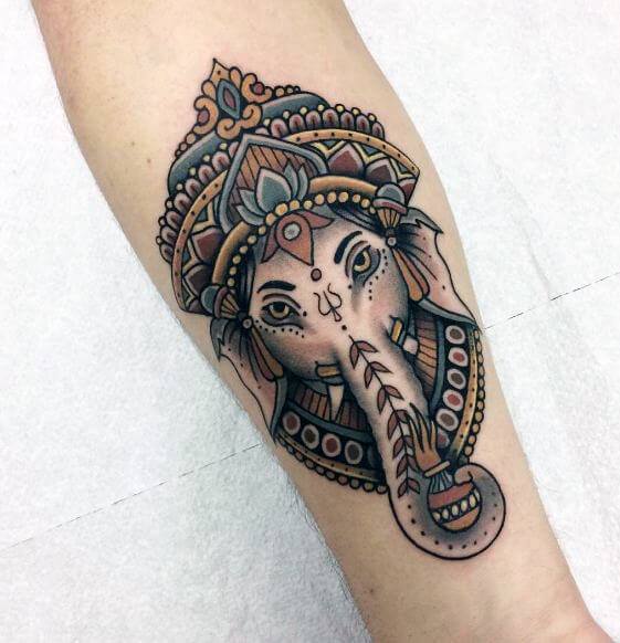 Womens Ganesha Girly Tattoo Designs