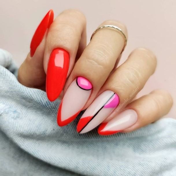 Womens Gel Girly Nail Designs