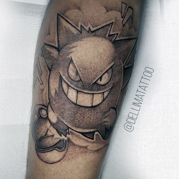 Womens Gengar Tattoo Design Ideas