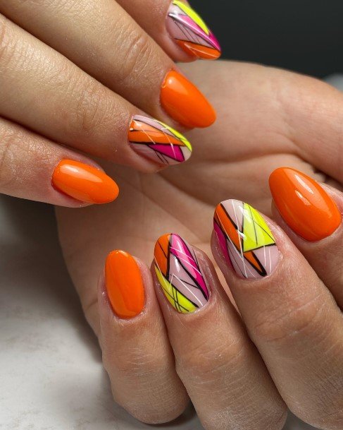 Womens Geometric Good Looking Nails