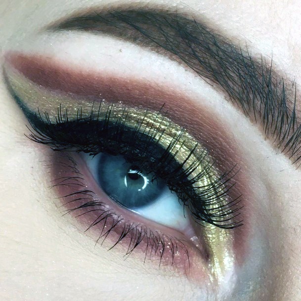 Womens Gleaming Gold Brown Ideas Eyeshadow