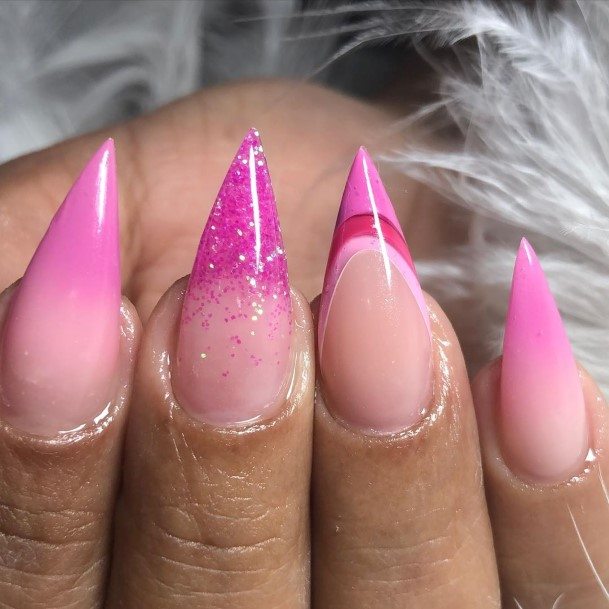 Womens Glitter Super Nail Designs