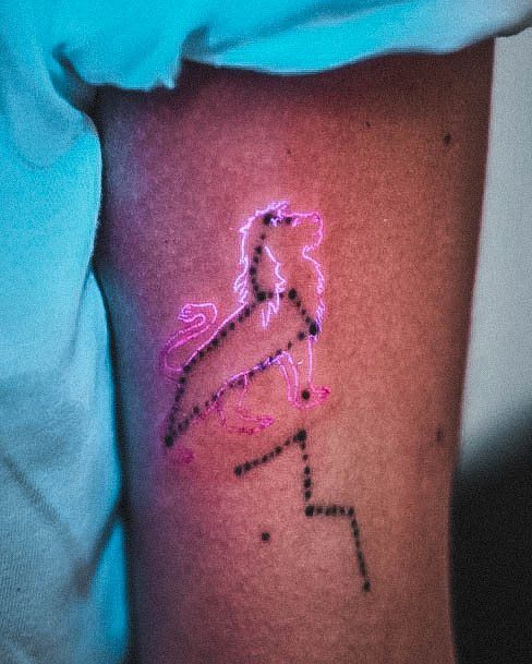 Womens Glow In The Dark Super Tattoo Designs