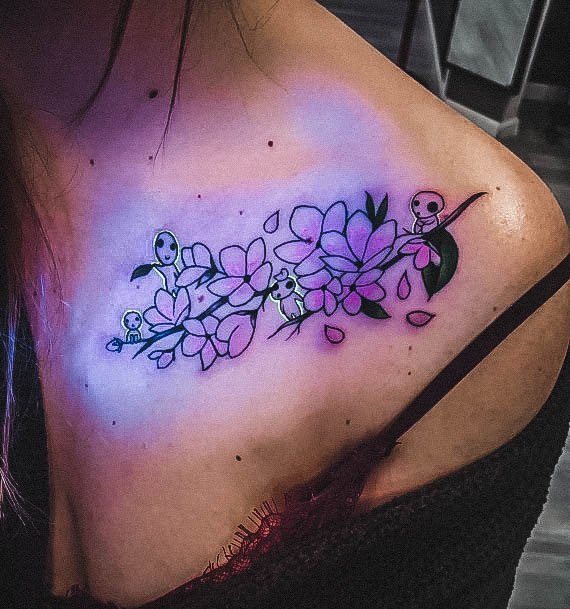 Womens Glow In The Dark Tattoo Looks