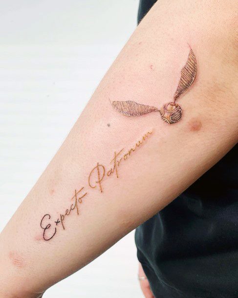 Womens Golden Snitch Super Tattoo Designs