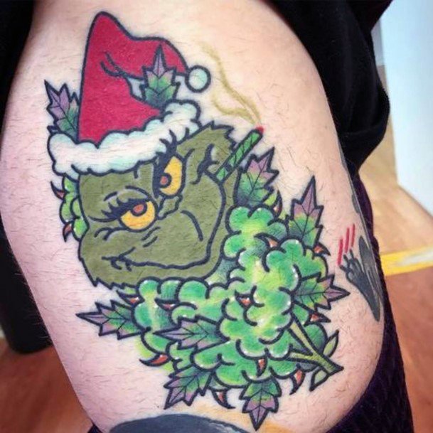 Womens Grinch Tattoo Design Ideas