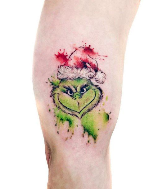 Womens Grinch Tattoo Ideas