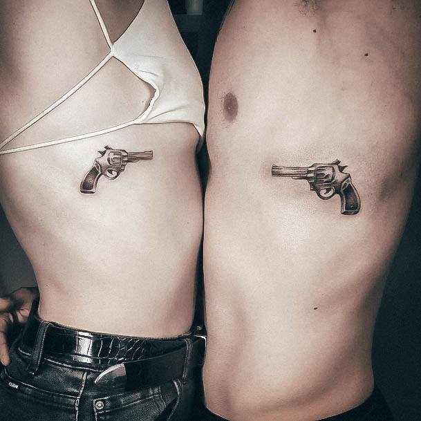 Womens Gun Good Looking Tattoos