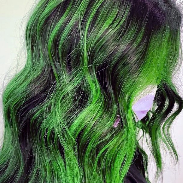 Womens Hairstyles Art Neon Hairstyles