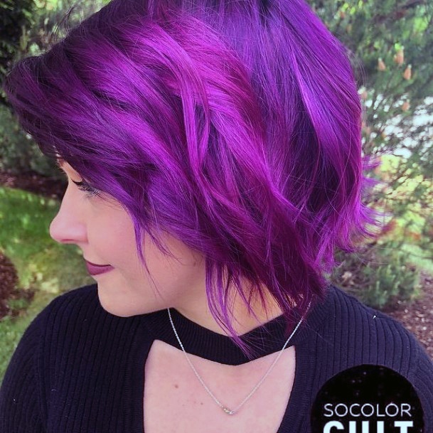 Womens Hairstyles Art Purple Hairstyles