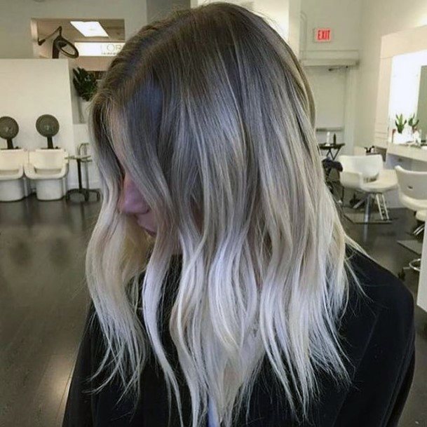 Womens Hairstyles Ideas Grey Ombre