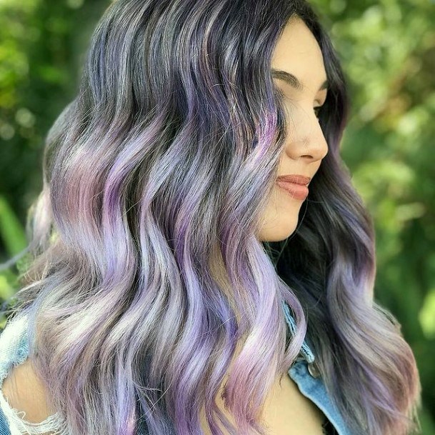 Womens Hairstyles Ideas Purple Ombre